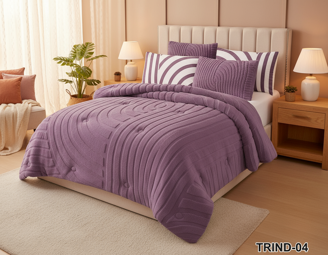 Trind King size winter collection طقم لحاف ترند مجوز شتوي